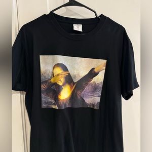 Xl dabbing Mona Lisa